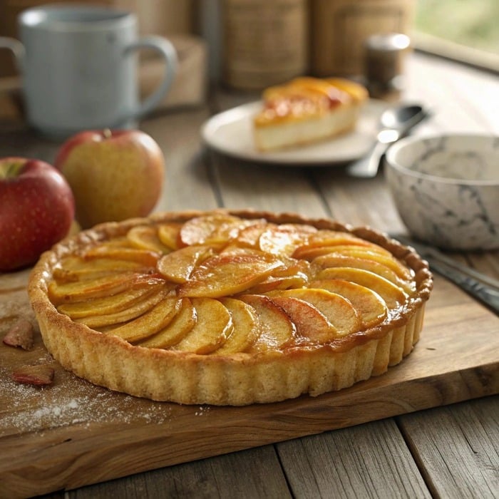 Tarte aux Pommes Facile : Mon Secret pour une Recette Maison Inoubliable 5 Tarte aux pommes facile dorée et croustillante maison